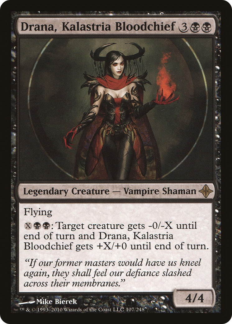 Drana, Kalastria Bloodchief (107) - Rise of the Eldrazi