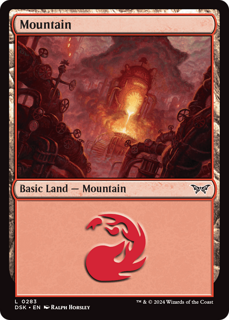 Mountain (283) Foil - Duskmourn: House of Horror
