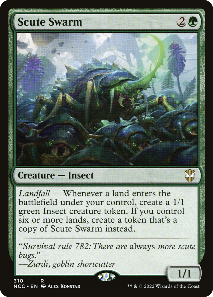 Scute Swarm (310) - New Capenna Commander