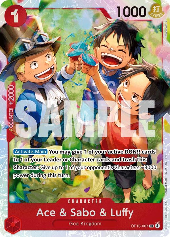 Ace & Sabo & Luffy (OP13-007) Foil