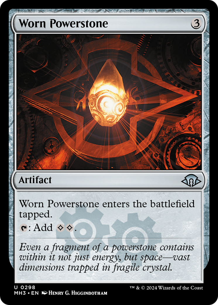 Worn Powerstone (298) Foil - Modern Horizons 3