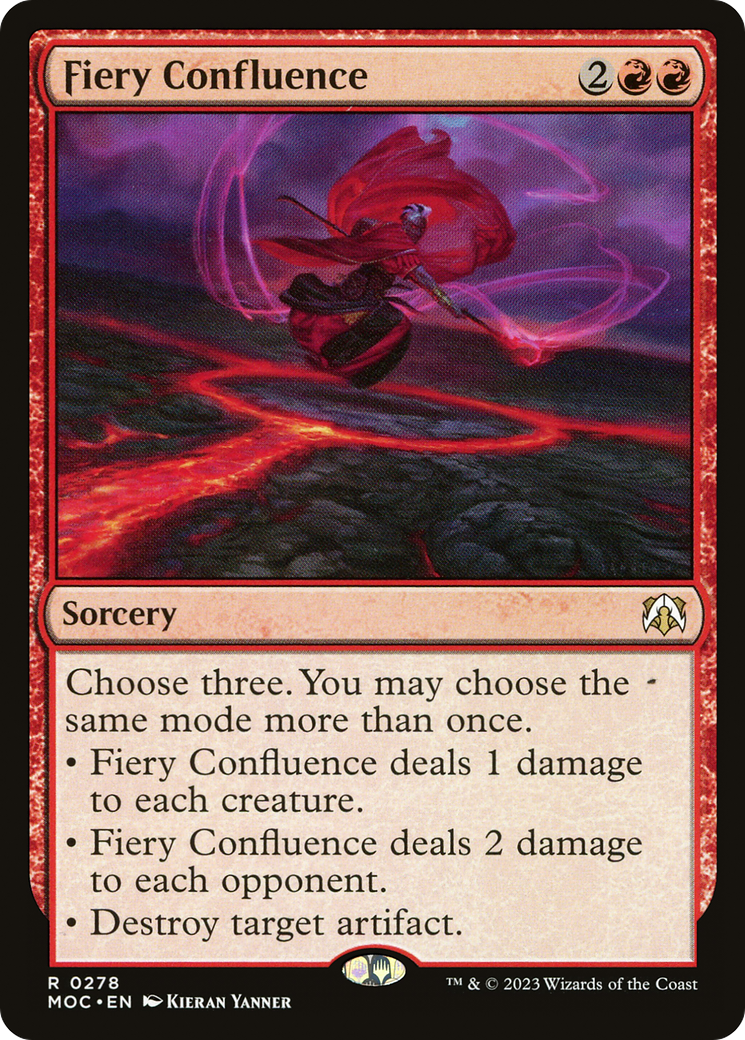 Fiery Confluence (278) - March of the Machine Commander