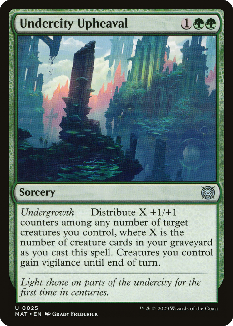 Undercity Upheaval (025) Foil - March of the Machine: The Aftermath