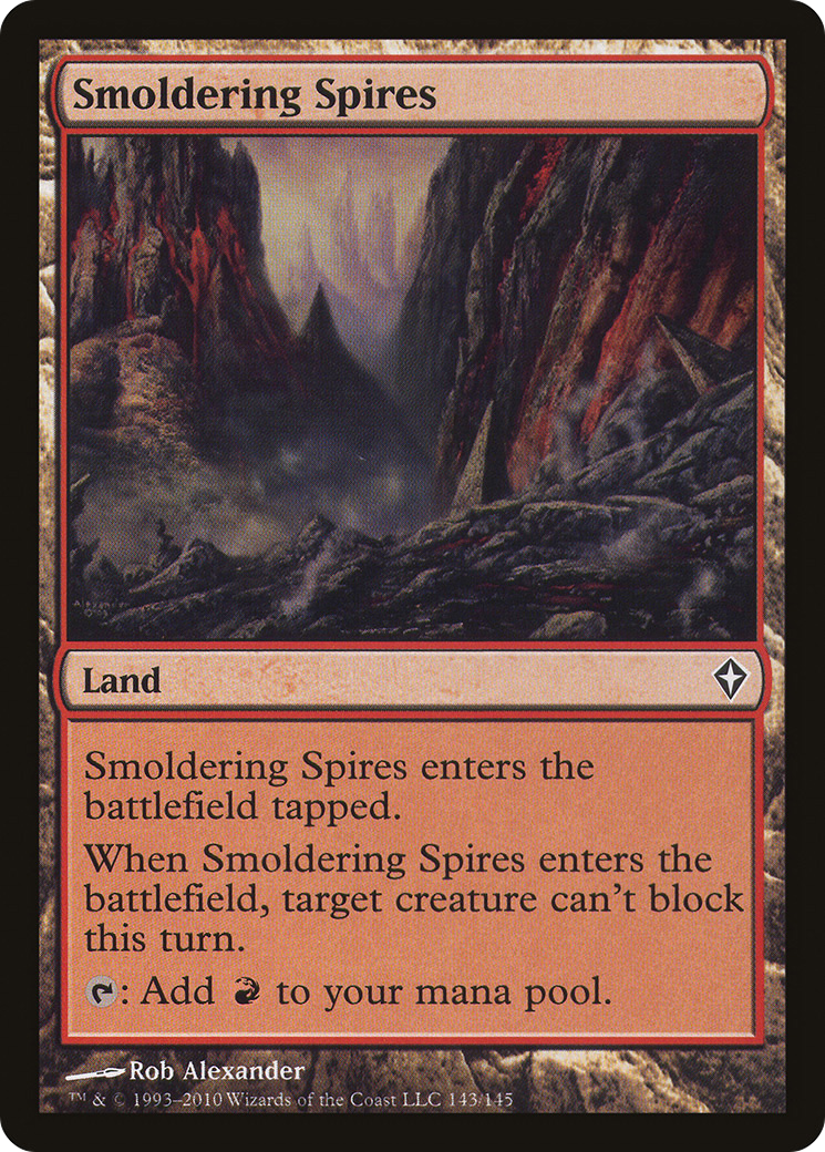 Smoldering Spires (143) Foil - Worldwake