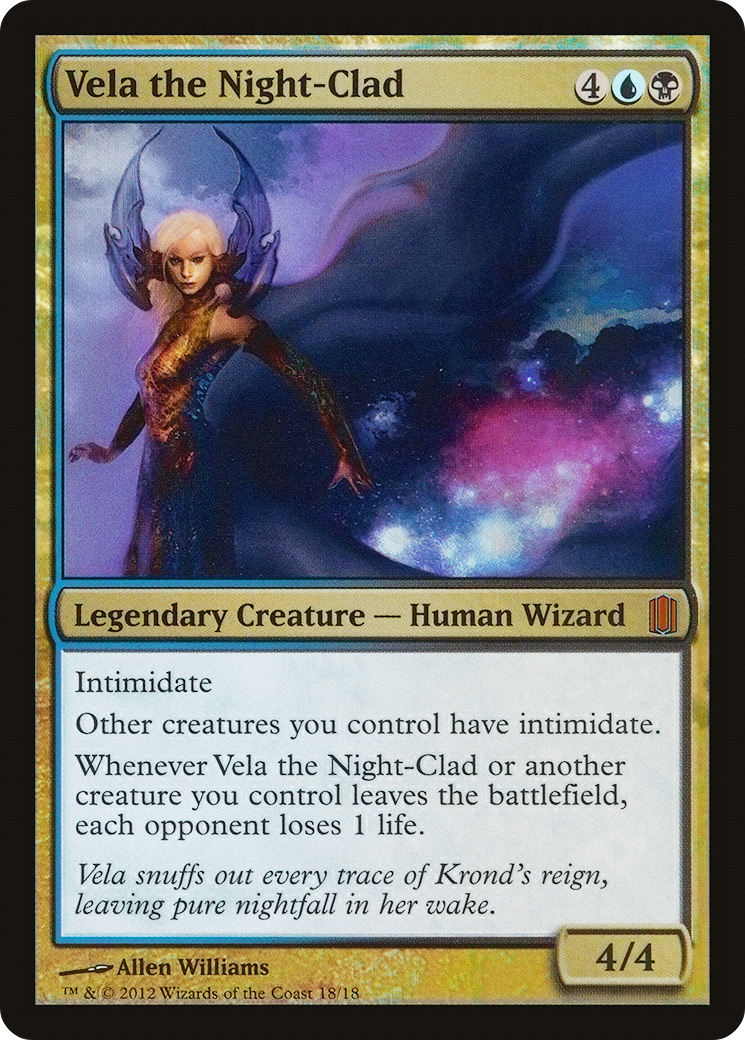 Vela the Night-Clad (018) Foil - Commander's Arsenal