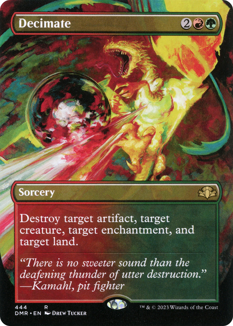 Decimate (Borderless) (444) - Dominaria Remastered