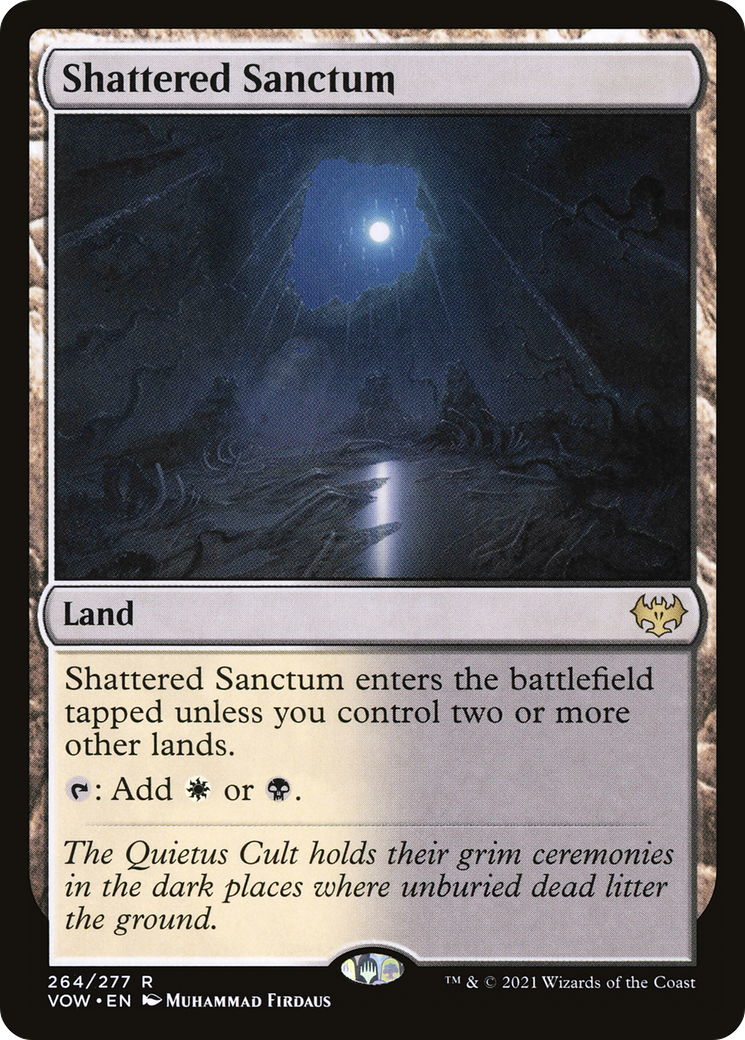 Shattered Sanctum (264) Foil - Innistrad: Crimson Vow