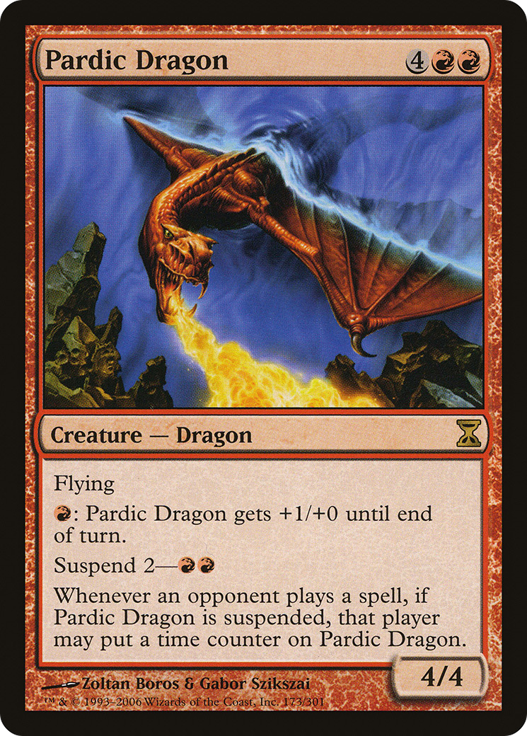 Pardic Dragon (173) Foil - Time Spiral