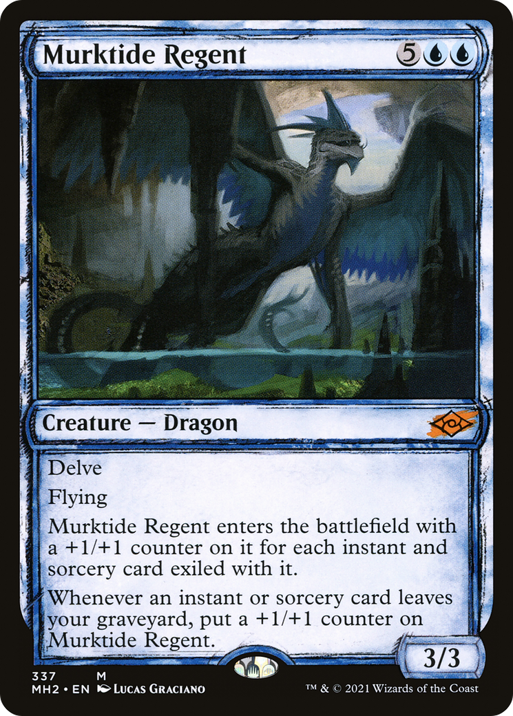 Murktide Regent (Showcase) (337) Foil - Modern Horizons 2