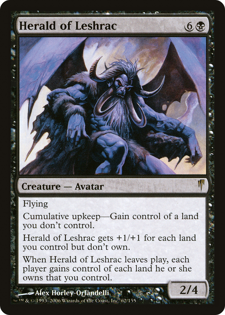 Herald of Leshrac (062) Foil - Coldsnap