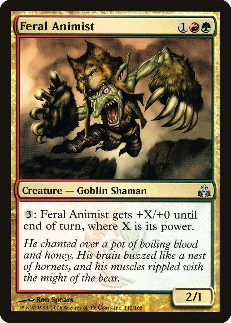 Feral Animist (112) Foil - Guildpact