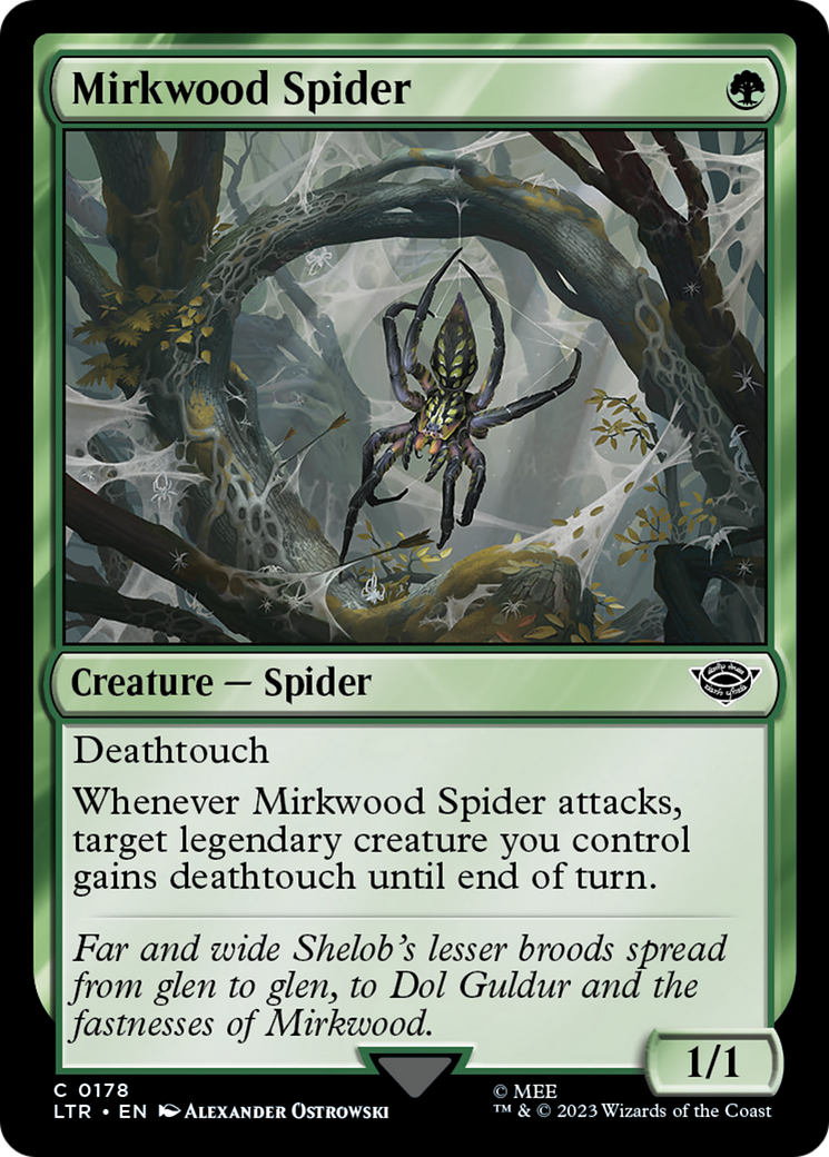 Mirkwood Spider (178) Foil - The Lord of the Rings: Tales of Middle-earth