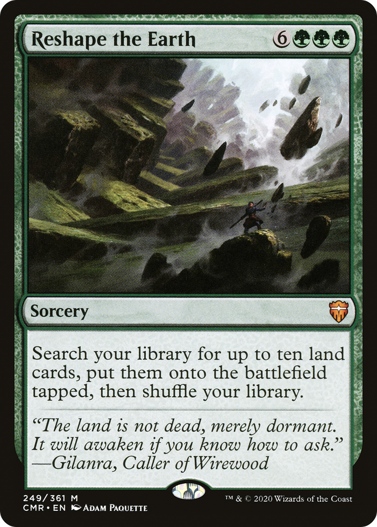 Reshape the Earth (249) Foil - Commander Legends