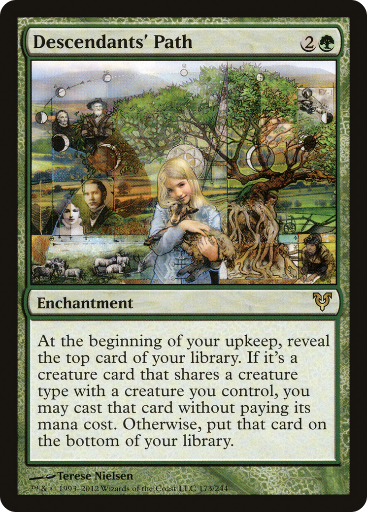 Descendants' Path (173) Foil - Avacyn Restored