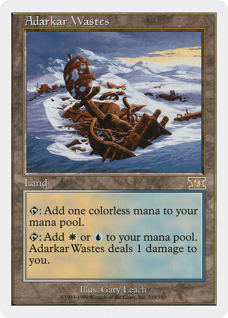 Adarkar Wastes (319) - Classic Sixth Edition