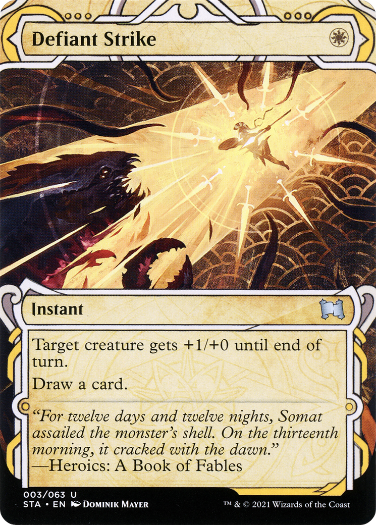 Defiant Strike (003) Foil - Strixhaven Mystical Archive