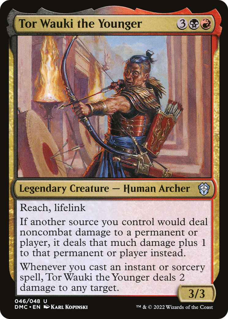Tor Wauki the Younger (046) Foil - Dominaria United Commander