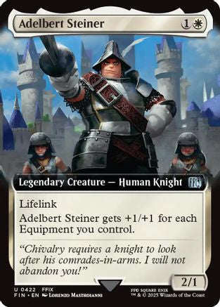 Adelbert Steiner (Extended Art) (422) Foil - FINAL FANTASY