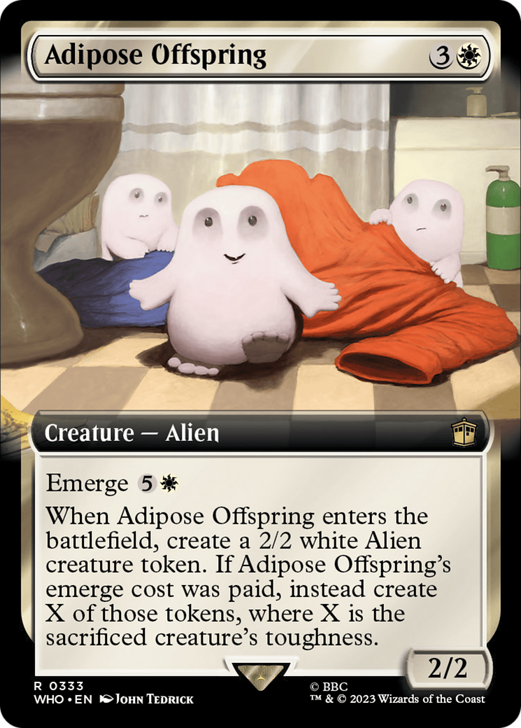 Adipose Offspring (Extended Art) (333) Foil - Doctor Who