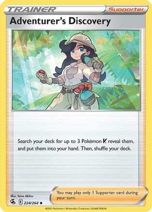 Adventurer's Discovery (224) Reverse Holofoil - Fusion Strike
