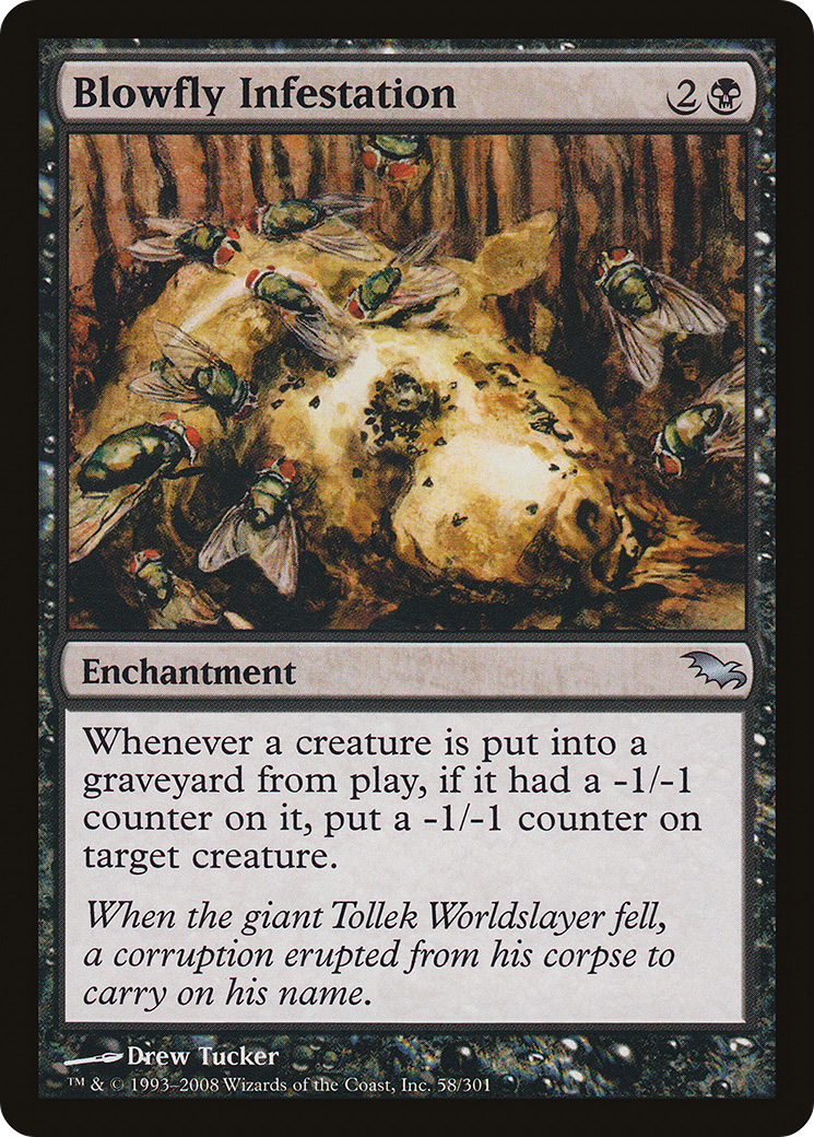 Blowfly Infestation (058) Foil - Shadowmoor