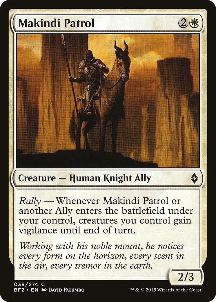 Makindi Patrol (039) - Battle for Zendikar