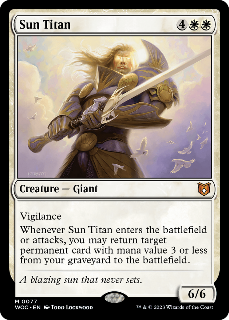 Sun Titan (077) - Wilds of Eldraine Commander