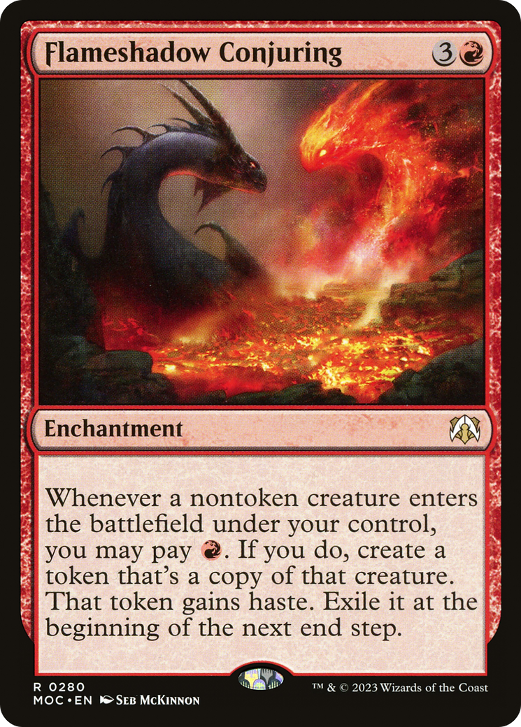 Flameshadow Conjuring (280) - March of the Machine Commander
