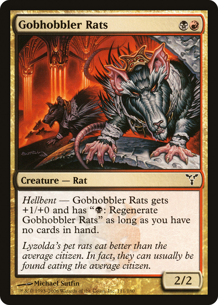 Gobhobbler Rats (111) - Dissension Foil