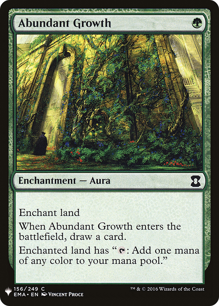 Abundant Growth (156) - The List