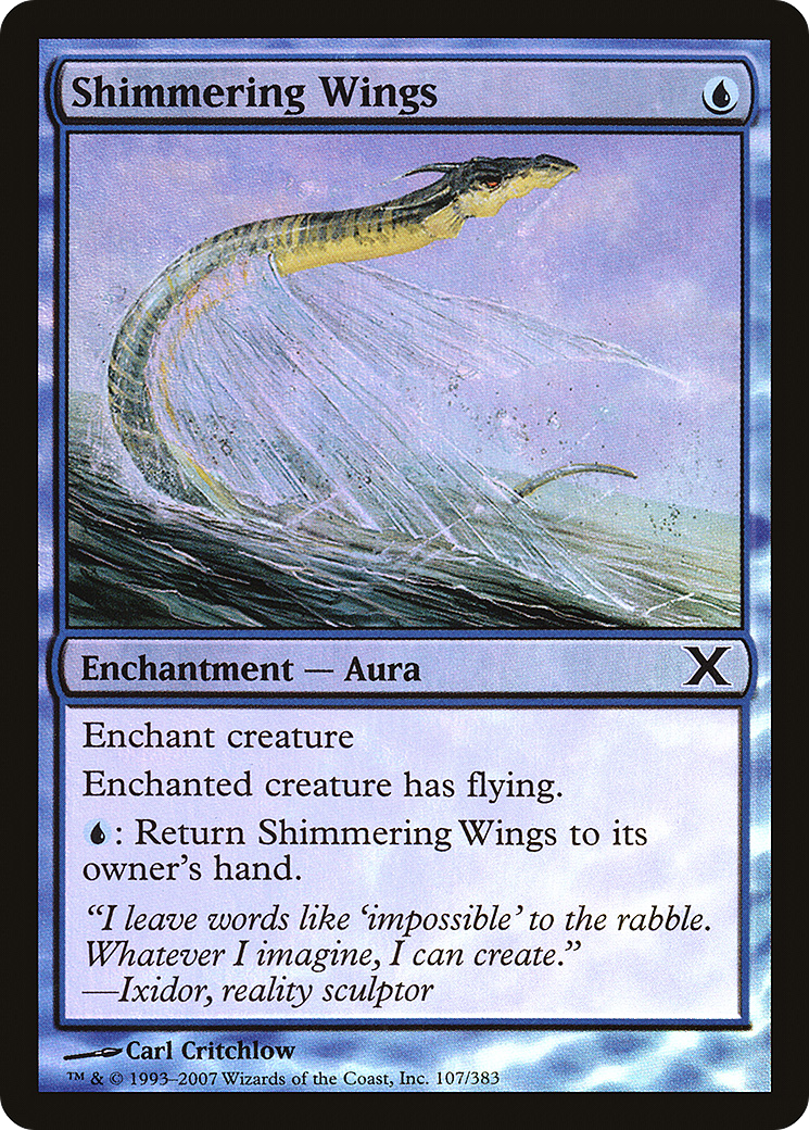 Shimmering Wings (107) Foil - Tenth Edition
