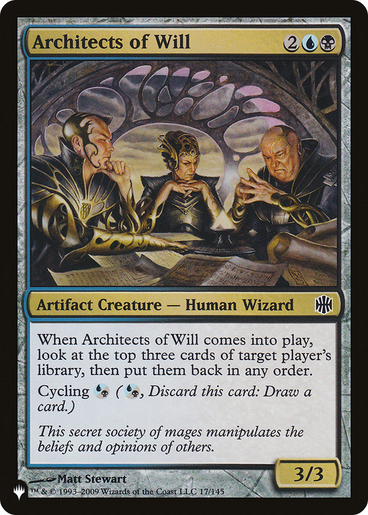 Architects of Will (17/145) - The List