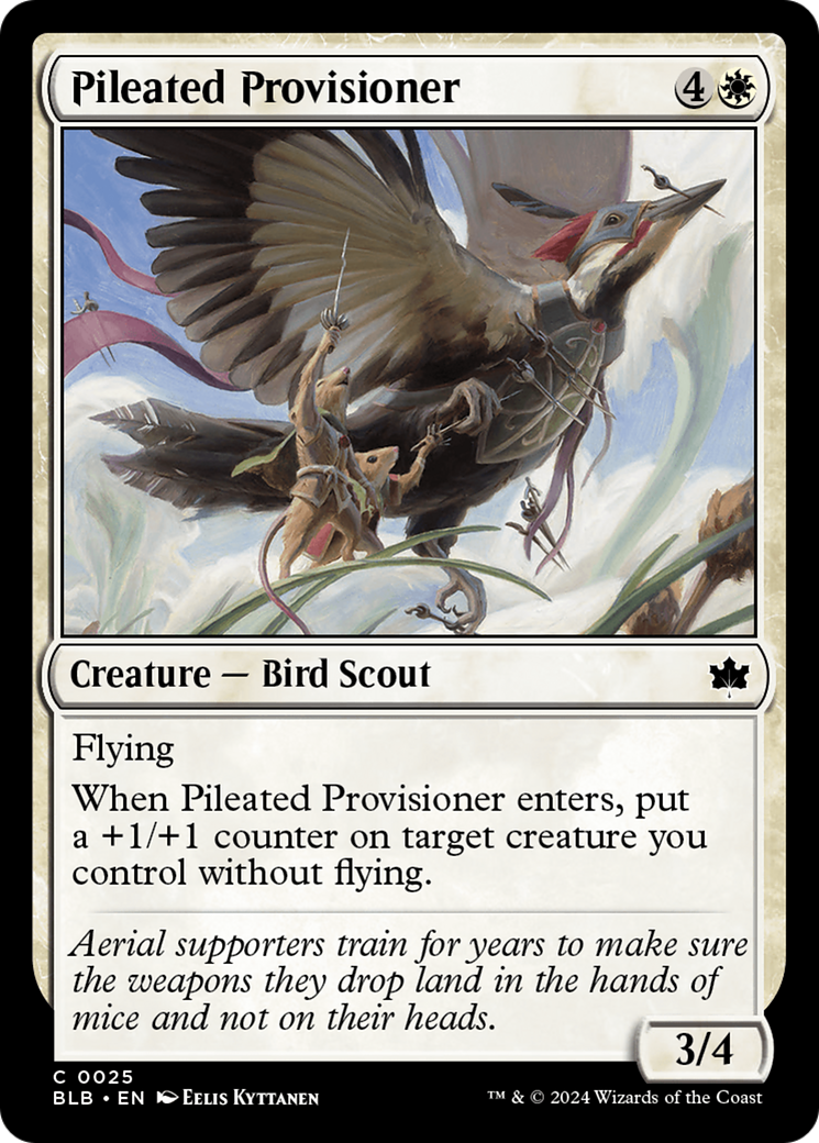 Pileated Provisioner (025) Foil - Bloomburrow