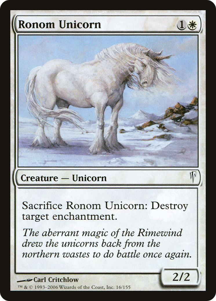 Ronom Unicorn (016) Foil - Coldsnap
