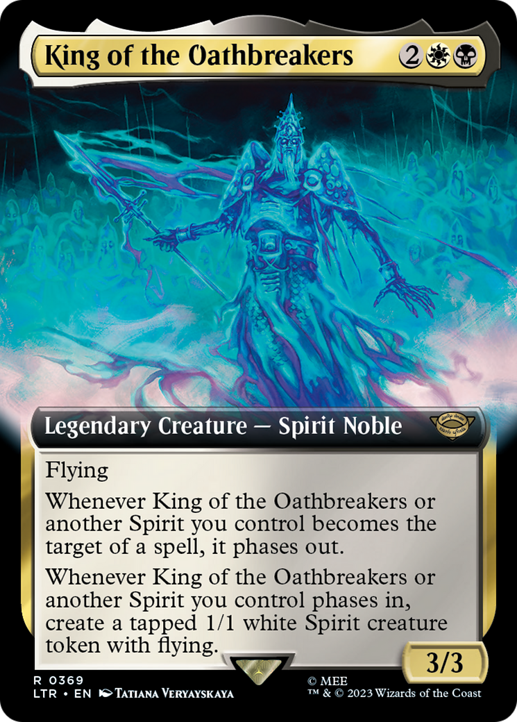 King of the Oathbreakers (Extended Art) (369) Foil - The Lord of the Rings: Tales of Middle-earth