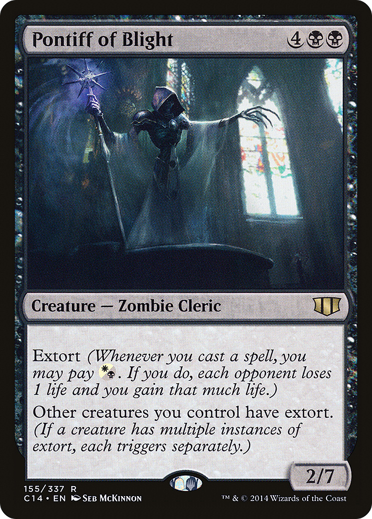 Pontiff of Blight (155) - Commander 2014