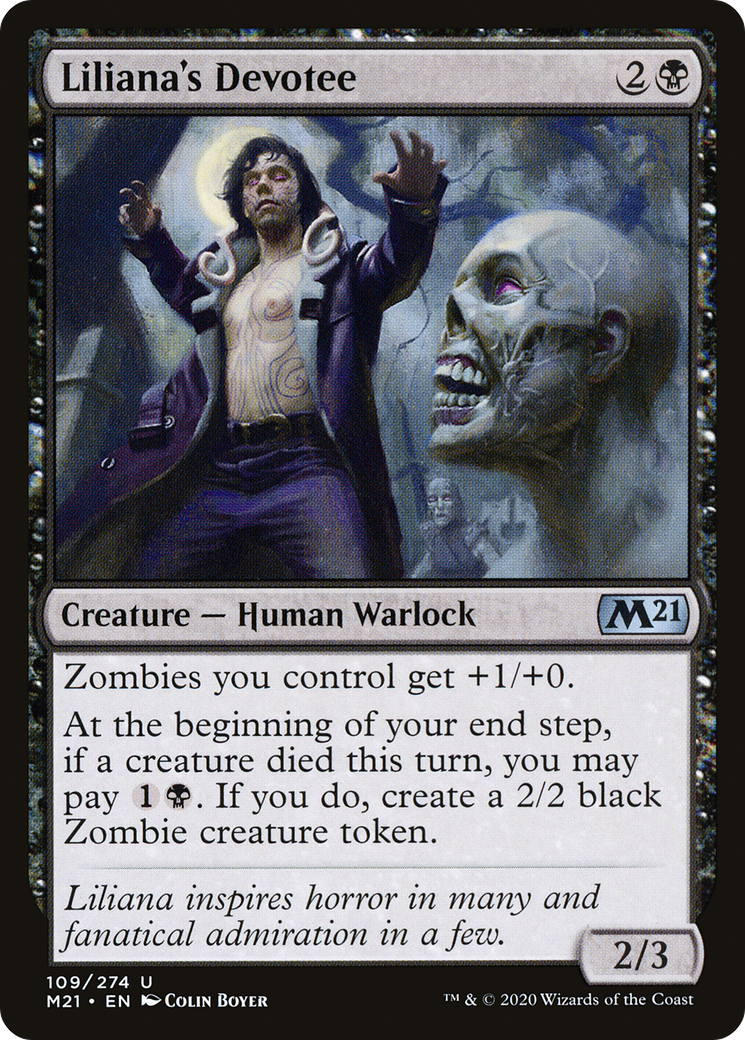 Liliana's Devotee (109) - Core Set 2021