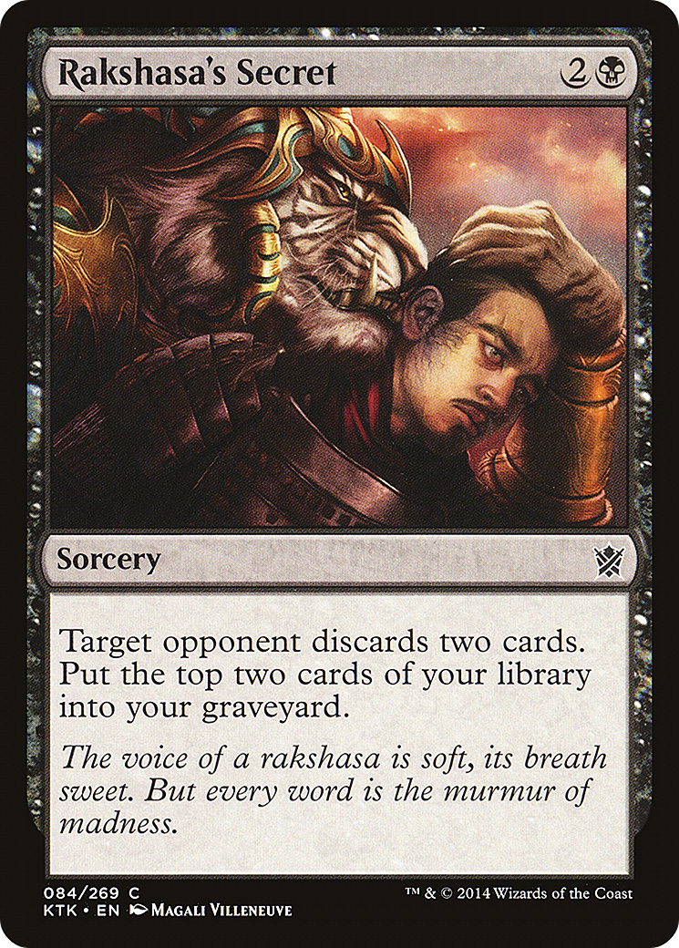 Rakshasa's Secret (084) Foil - Khans of Tarkir