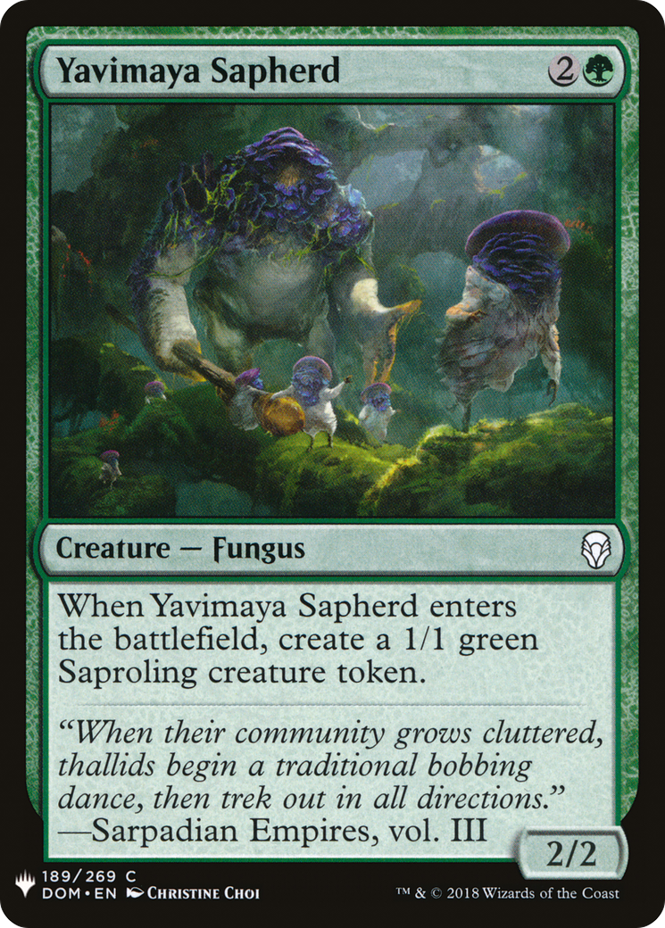 Yavimaya Sapherd (DOM-189) - The List