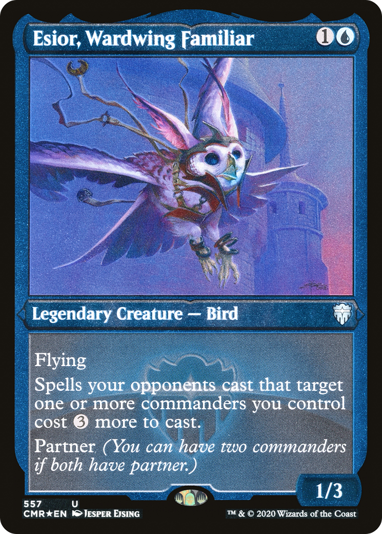Esior, Wardwing Familiar (557) Etched - Commander Legends