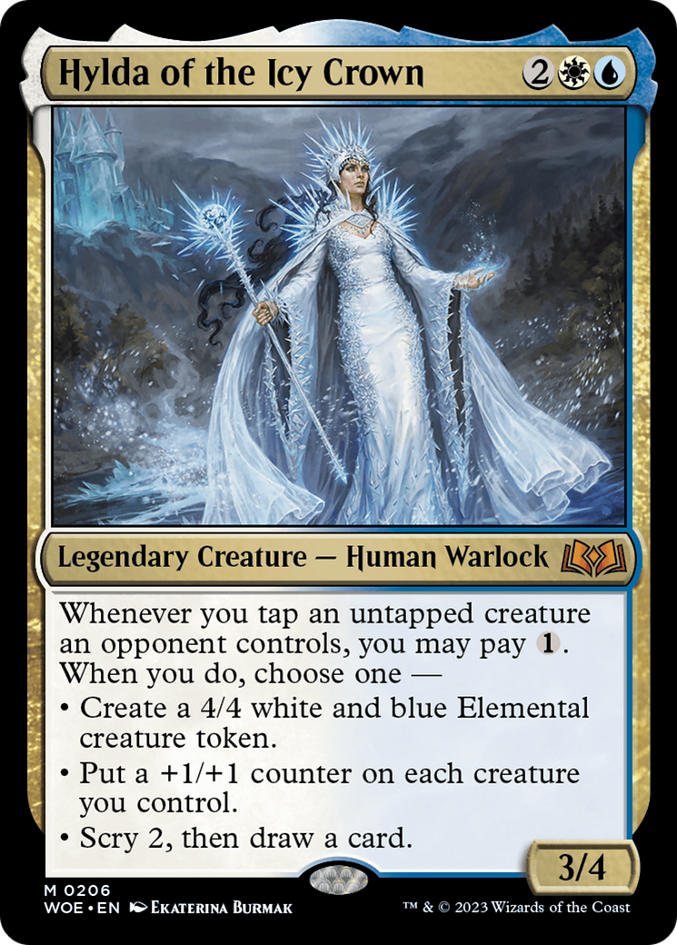 Hylda of the Icy Crown (206) Foil - Wilds of Eldraine