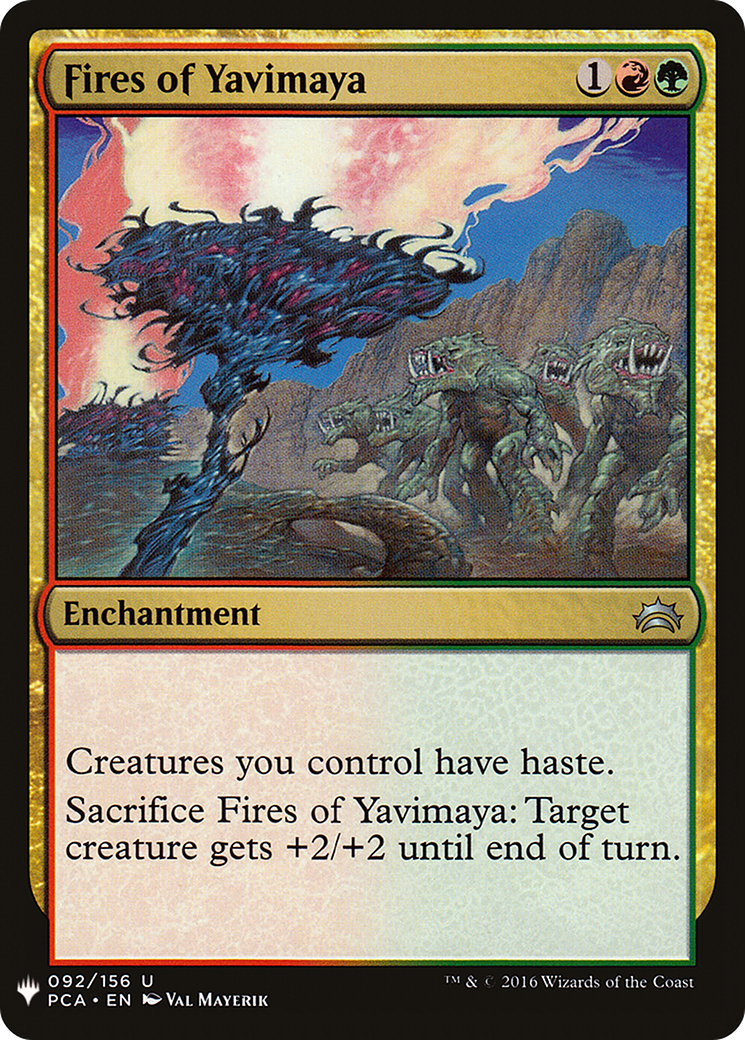 Fires of Yavimaya (PCA-92) - The List