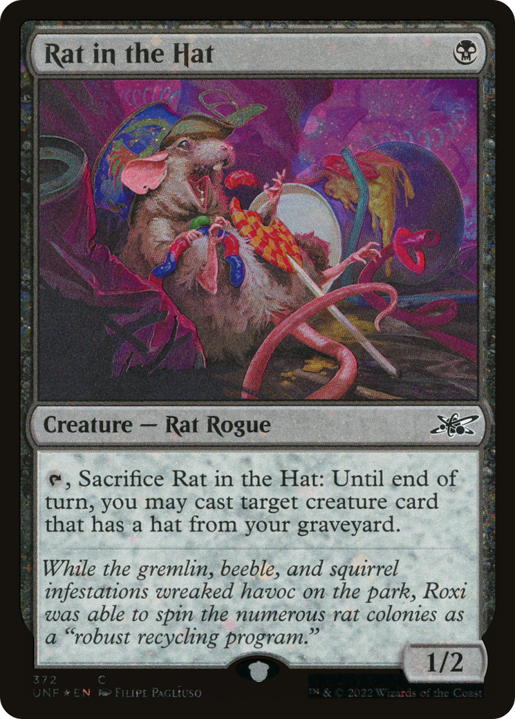 Rat in the Hat (Galaxy Foil) (372) Foil - Unfinity