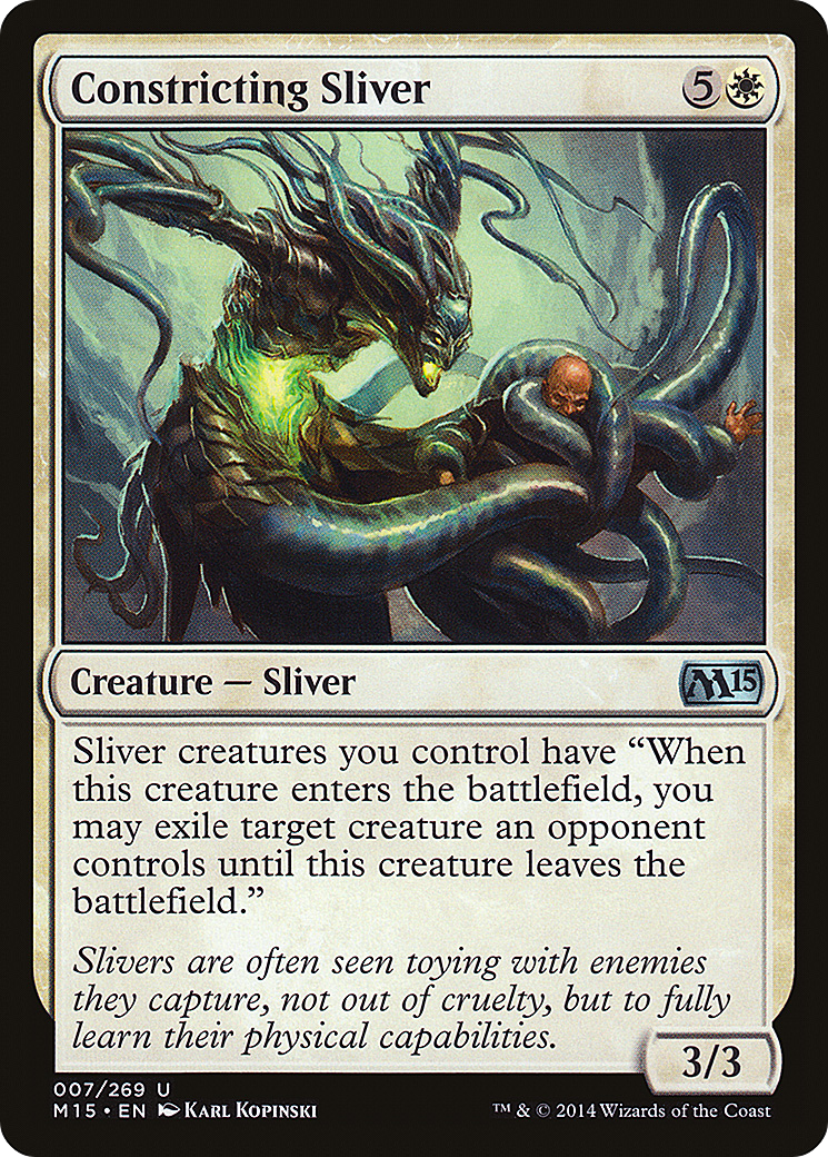 Constricting Sliver (007) Foil - Magic 2015