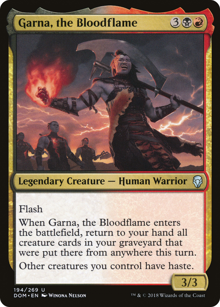 Garna, the Bloodflame (194) - Dominaria