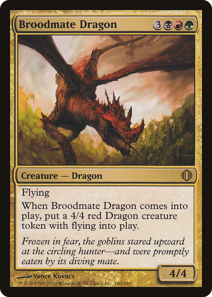 Broodmate Dragon (160) Foil - Shards of Alara
