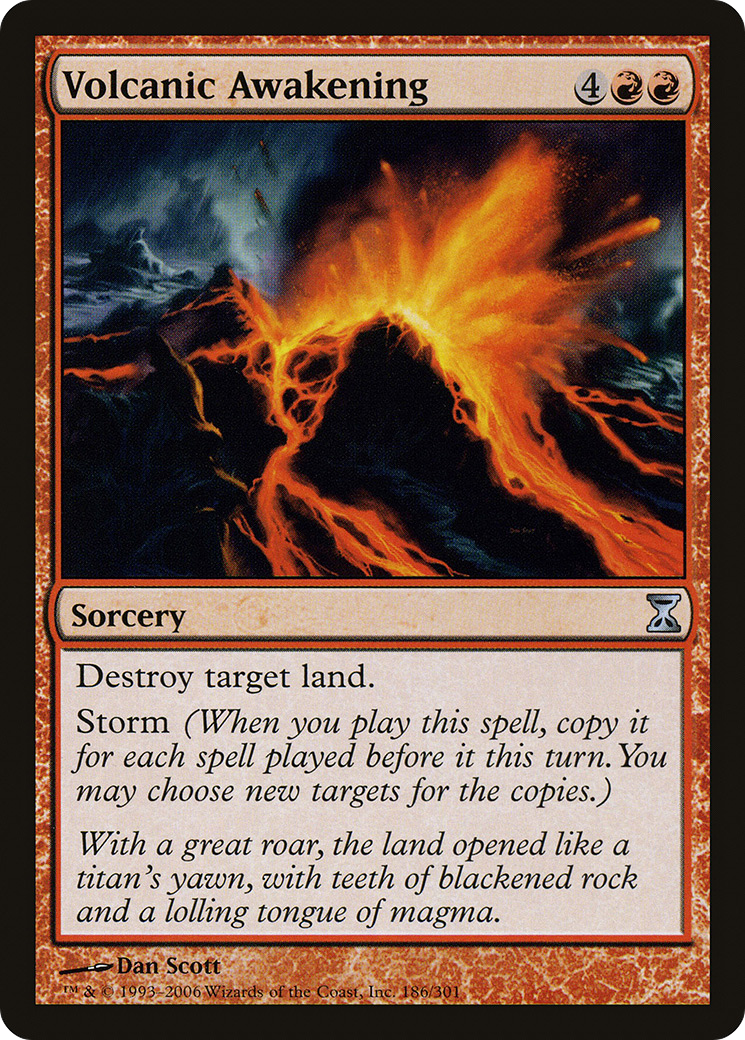 Volcanic Awakening (186) Foil - Time Spiral