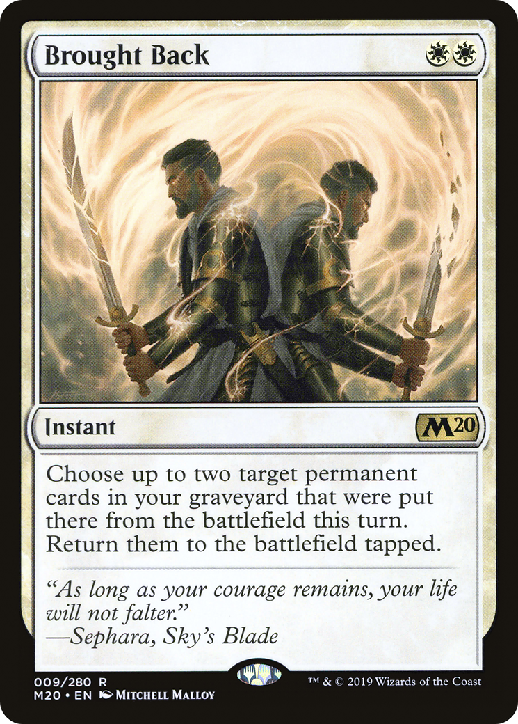 Brought Back (009) Foil - Core Set 2020