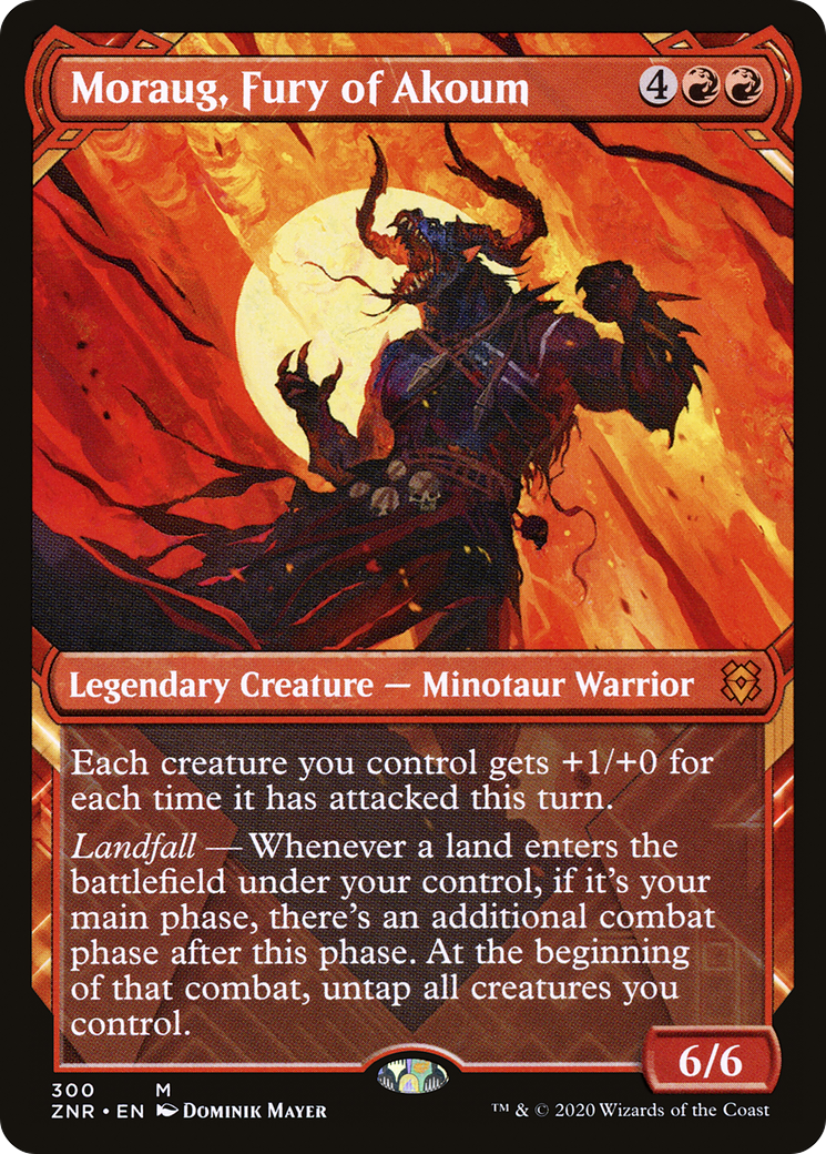 Moraug, Fury of Akoum (Showcase) (300) Foil - Zendikar Rising