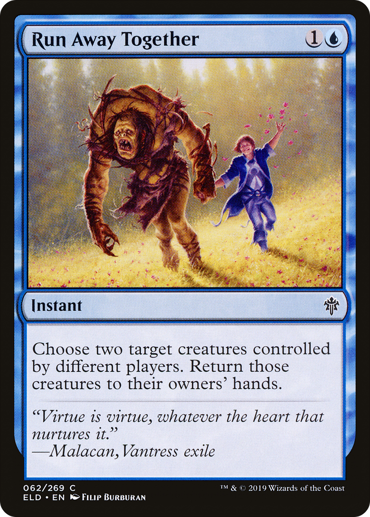 Run Away Together (062) Foil - Throne of Eldraine